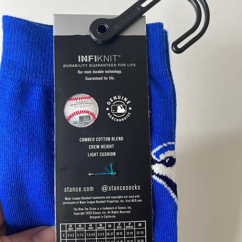 Stance MLB Toronto Blue Jays Baseball Socks Large